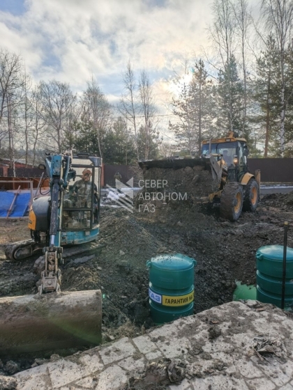 Установка двух газгольдеров 10000 литров во Всеволожском районе Ленинградской области 19