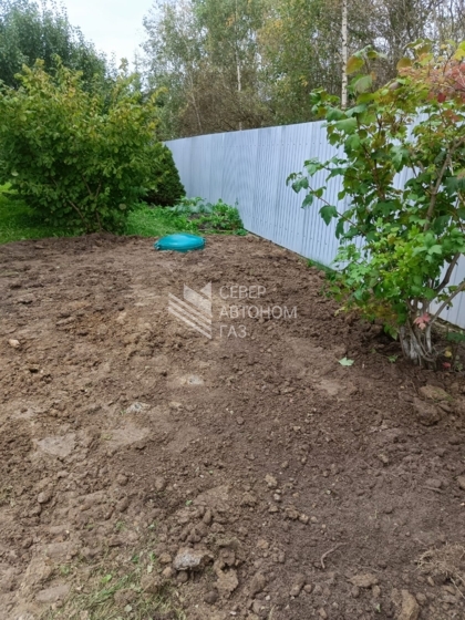 Монтаж газгольдера 5000 л в городе Ломоносове, Ленинградская область 9