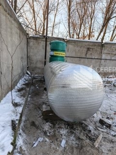 Установка наземного газгольдера 5000 литров с утеплением в Старо - Паново, Красносельский район 5