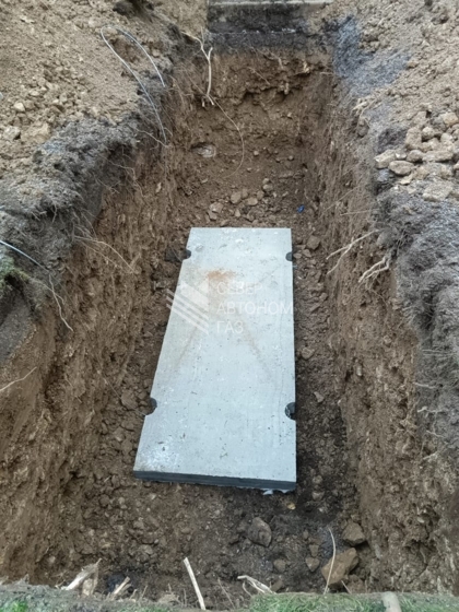 Установка газгольдера 6200 л в деревне Петрово, Гатчинский район 2