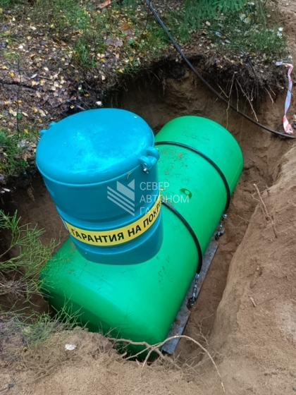 Монтаж газгольдера 3200 в деревне Орехово, Приозерский район 2