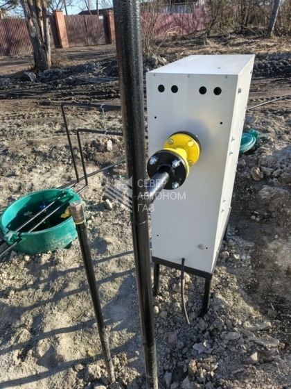 Монтаж двух газгольдеров  10 000 литров в поселке Березово, Приозерский район 5