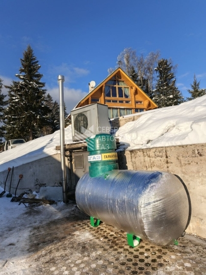 Монтаж газгольдера 2200 литров в Анненском городском поселении (Ломоносовский район) 9