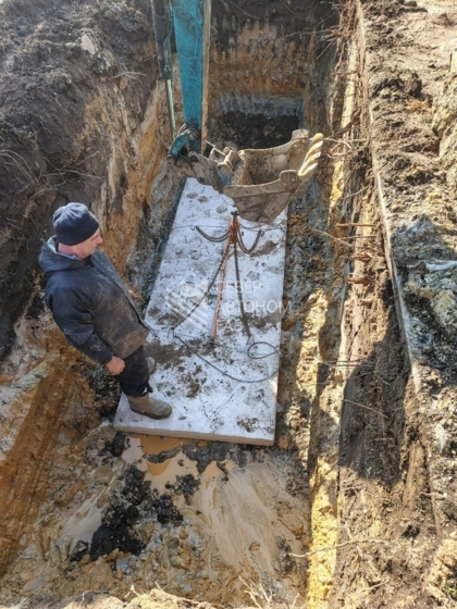 Установка газгольдера 6200 литров в Копорском районе Ленинградской области 1