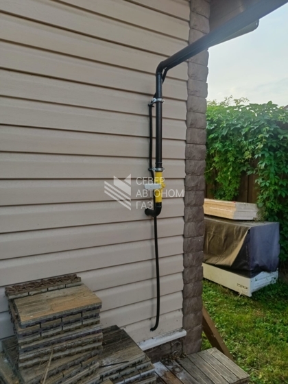 Монтаж газгольдера 10000 литров в поселке Громово Всеволожский район 13