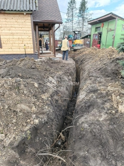 Монтаж газгольдера 10 000 л в селе Ратчино, Кингисепп 7