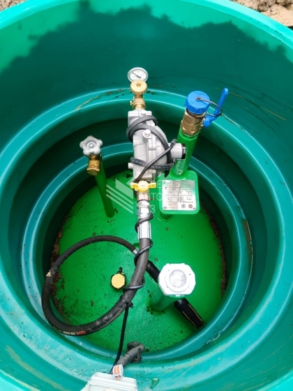 Монтаж газгольдера 5000 л в городе Ломоносове, Ленинградская область 5