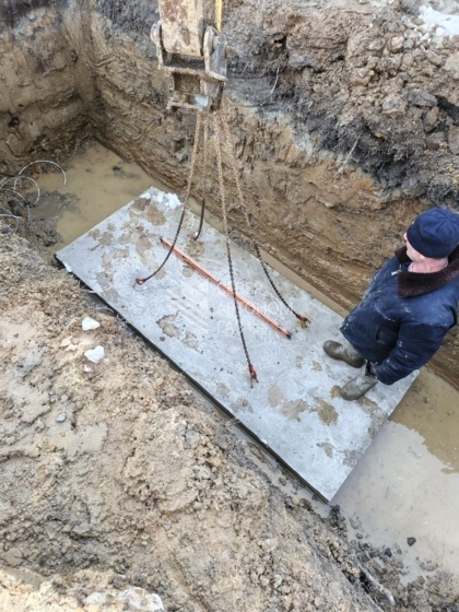 Монтаж газгольдера 6600 л в городе Колтуши Всеволожского района  2