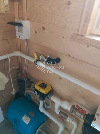 Монтаж газгольдера 3200 л в СНТ 