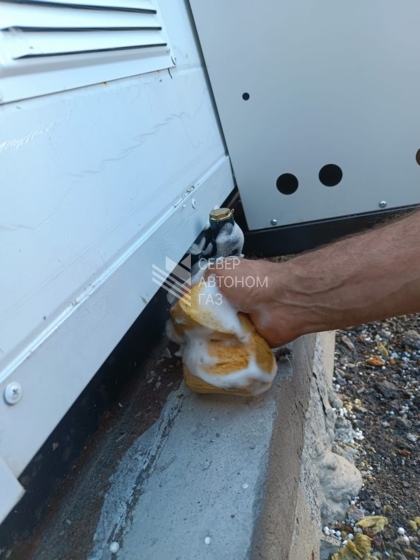 Монтаж газгольдера 10000 л в Ломоносовском районе, Санкт-Петербург 1