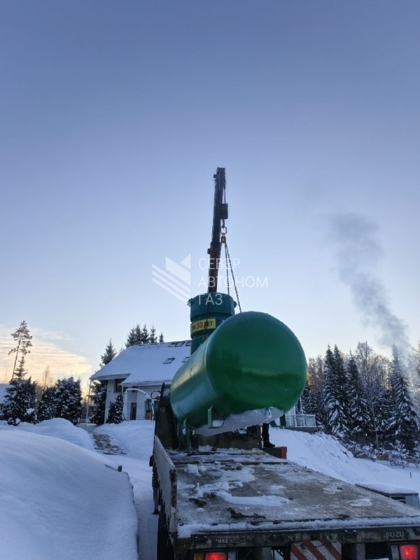 Монтаж газгольдера 2200 литров в Анненском городском поселении (Ломоносовский район) 0