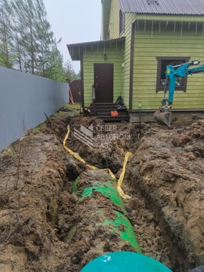 Установка газгольдера 5800 л в Лесколово, Всеволожский район 6