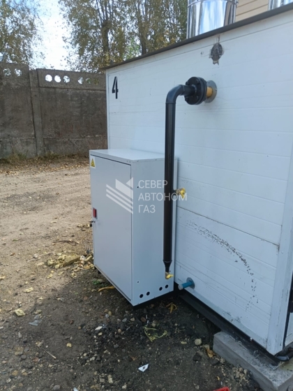 Установка наземного газгольдера 10000 л в Ломоносове 4