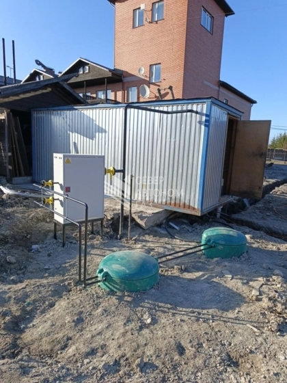 Монтаж двух газгольдеров  10 000 литров в поселке Березово, Приозерский район 8