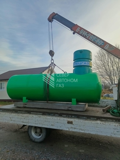 Монтаж газгольдера 5000 л во Всеволожском районе Ленинградской области 0