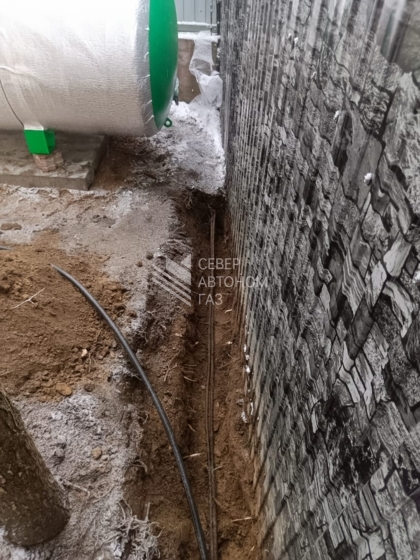 Установка наземного газгольдера на   5000 л  в Токсово  3