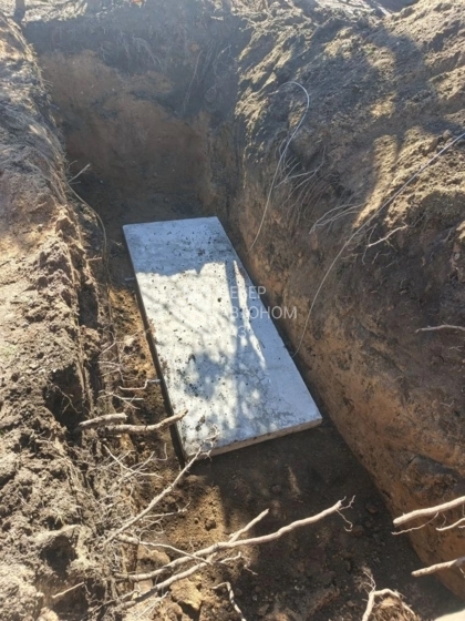 Монтаж газгольдера 10 000 л в селе Ратчино, Кингисепп 3