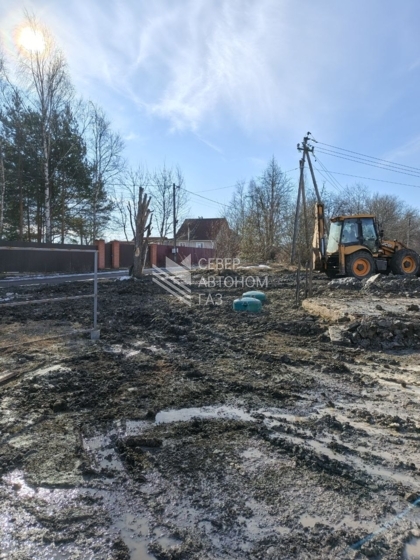 Установка двух газгольдеров 10000 литров во Всеволожском районе Ленинградской области 21