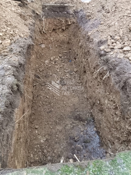 Установка газгольдера 6200 л в деревне Петрово, Гатчинский район 1