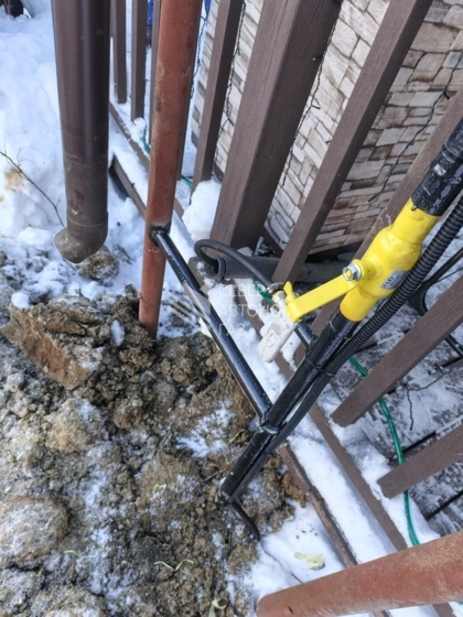 Установка газгольдера 2700 литров в Новой Ропше (Ломоносовский район)  5