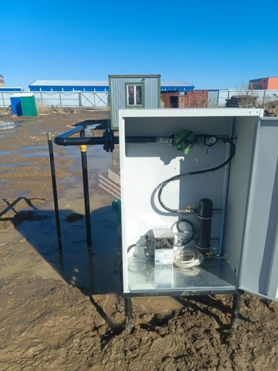 Установка газгольдера 10000л для промышленного объекта в Уткиной заводи, СПб 10