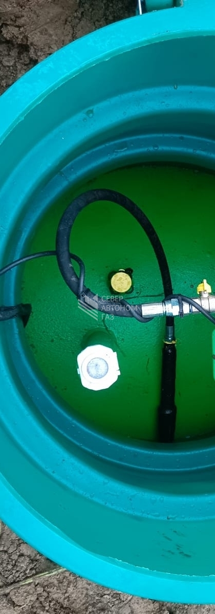 Монтаж газгольдера 5000 л в селе Опочка, Псковская область 7