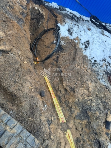 Установка газгольдера 5000 л в поселке Свердлова Всеволожского района на промышленном объекте 1