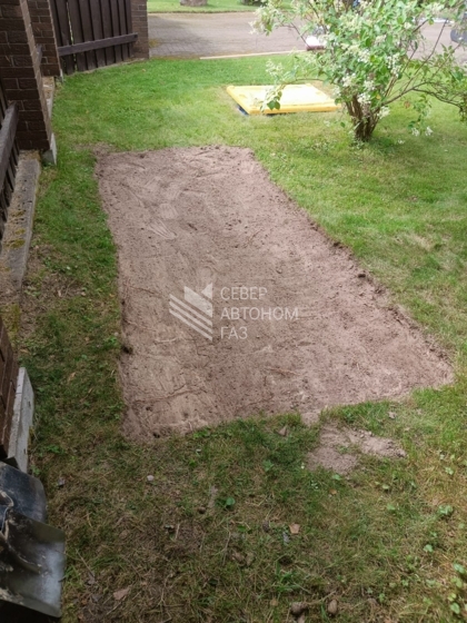 Монтаж газгольдера 10000 литров в поселке Громово Всеволожский район 0