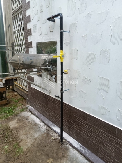 Монтаж газгольдера 5000 л в городе Ломоносове, Ленинградская область 6