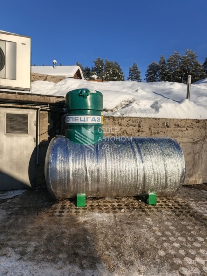 Монтаж газгольдера 2200 литров в Анненском городском поселении (Ломоносовский район) 8