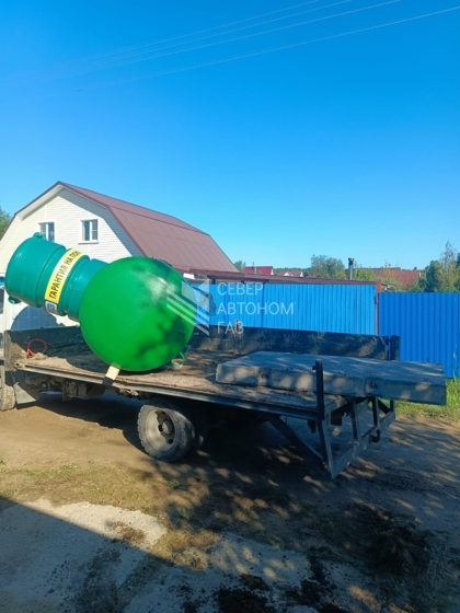 Монтаж газгольдера 2700 л в Новом Калище, Ломоносов 0