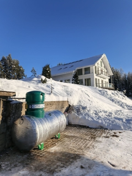 Монтаж газгольдера 2200 литров в Анненском городском поселении (Ломоносовский район) 4