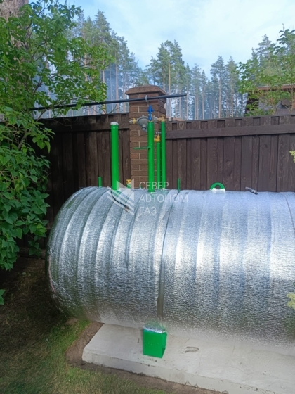 Монтаж газгольдера 10000 литров в поселке Громово Всеволожский район 7