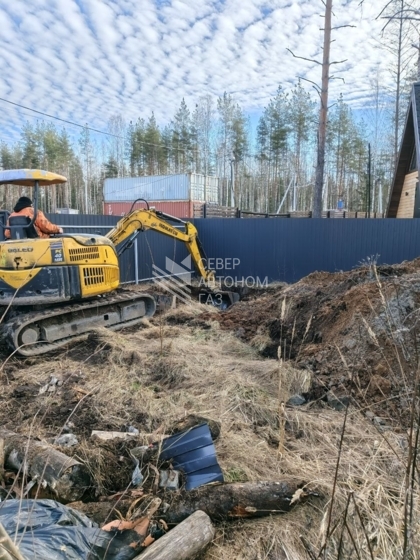 Установка газгольдера 5000 литров во Всеволожске 1