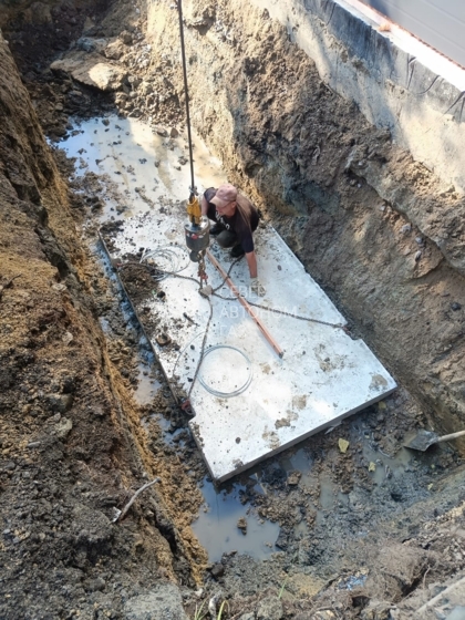 Монтаж газгольдера 9100 л на промышленном объекте в Санкт-Петербурге 2