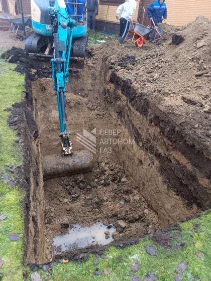 Монтаж газгольдера  5000  л в г. Сертолово, Всеволожский район  0