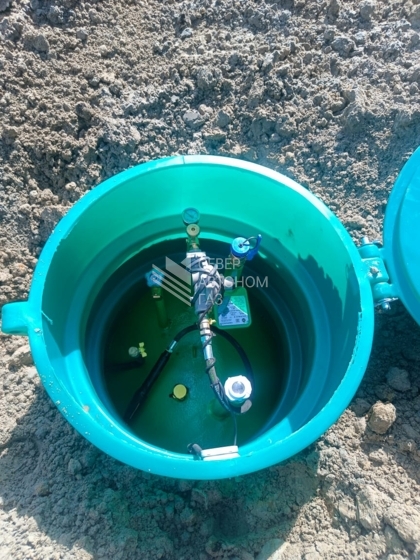 Установка газгольдера 5000 литров в Мелегежском с/п (Тихвинский район)  3