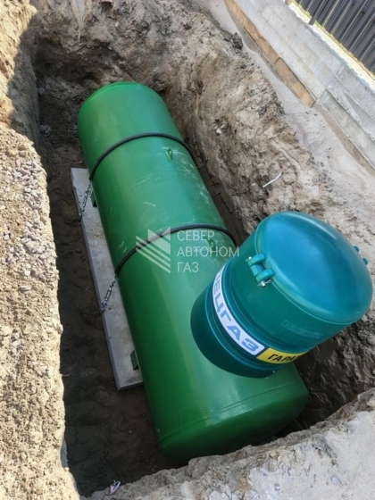 Монтаж газгольдера  5000 л в поселке Громово, Приозерск 4