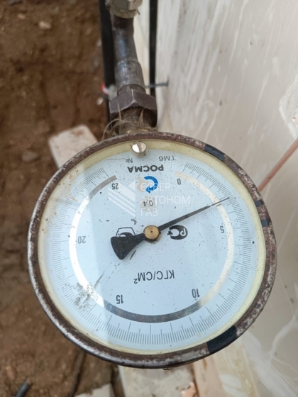 Монтаж газгольдера 5000 л в селе Опочка, Псковская область 8