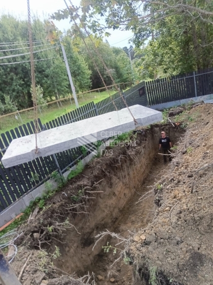 Установка газгольдера 5000 л в Громово, Приозерск. 2