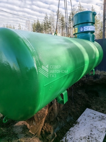 Установка газгольдера 5000 литров во Всеволожске 5
