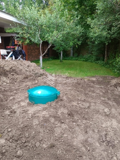 Монтаж Газгольдера 4300 л в поселке Ландышевка, Выборгский район 11