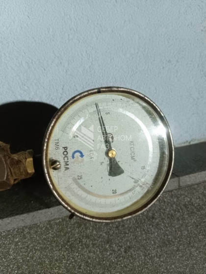 Установка газгольдера 6200 л в деревне Петрово, Гатчинский район 5