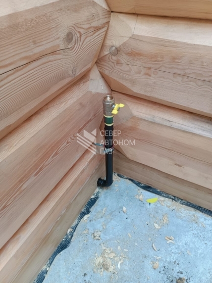 Монтаж газгольдера  5000  л в поселке Торфяное, Приозерский район  9