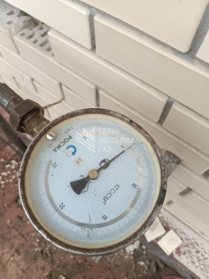 Монтаж газгольдера  3200 л  в Гатчинском районе Ленинградской области 6