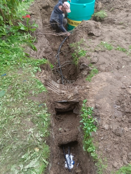 Монтаж газгольдера 5000 л в городе Ломоносове, Ленинградская область 4