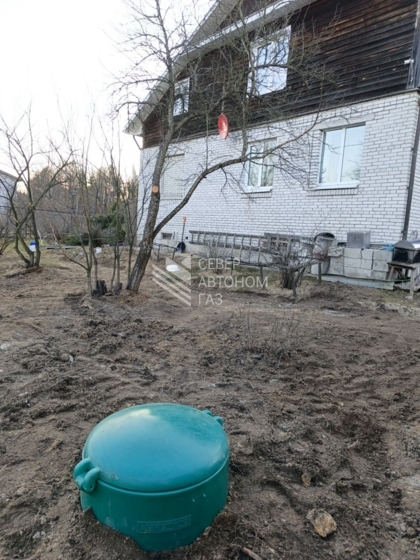 Установка газгольдера 6200 литров в Копорском районе Ленинградской области 12