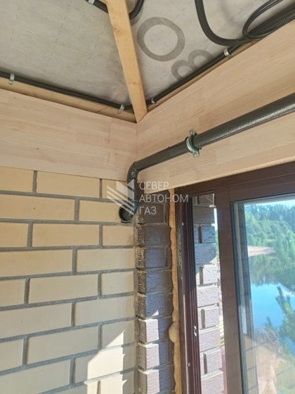 Монтаж  наземного газгольдера 2200 литров в селе Рождествено (Гатчинский район) 5