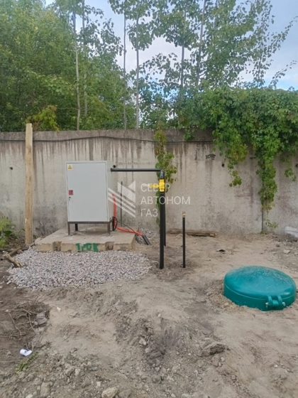 Монтаж газгольдера 10000 литров в Красном Селе (Ленинградская область)  15