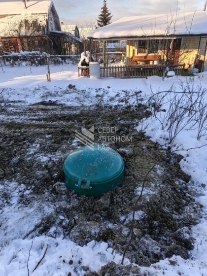 Установка газгольдера 2700 литров в Новой Ропше (Ломоносовский район)  10